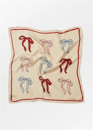 Bow Twill sia scarf Multi Becksøndergaard